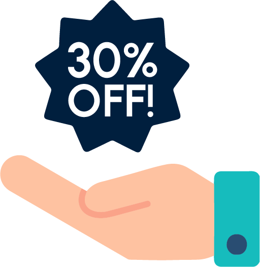30% discount on first engagement